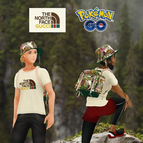 gucci north face pokemon|pokemon go gucci shirts.